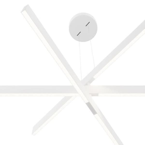 Maytoni Origami 3-Lights integrerad LED modern taklampa, 4000K vit