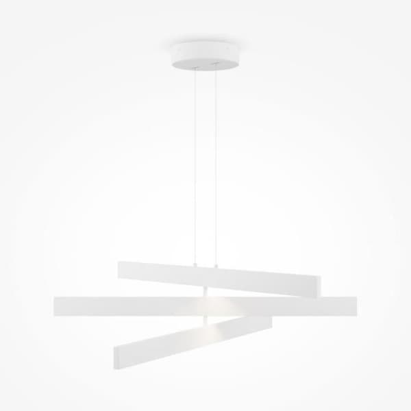 Maytoni Origami 3-Lights integrerad LED modern taklampa, 4000K vit