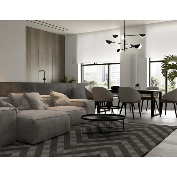 Plafondlampa - Maytoni - Mollis - Svart - Metall - Akrylskärm - 8 G9 lampor
