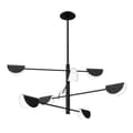 Miniatyrbild 1 av 4: Plafondlampa - Maytoni - Mollis - Svart - Metall - Akrylskärm - 8 G9 lampor