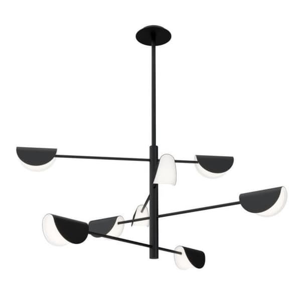 Plafondlampa - Maytoni - Mollis - Svart - Metall - Akrylskärm - 8 G9 lampor Svart