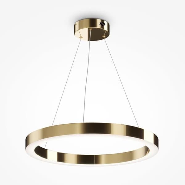Maytoni Saturno Modern integrerad LED-taklampa i mässing, 3100lm, 4000K