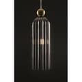 Miniatyrbild 3 av 3: Maytoni Antic Modern och fin guld taklampa, grå lampskärm i glas
