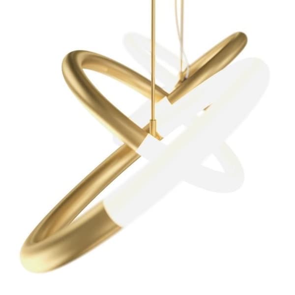 Maytoni Node 4-Light modern taklampa, guld, 3000K integrerad LED