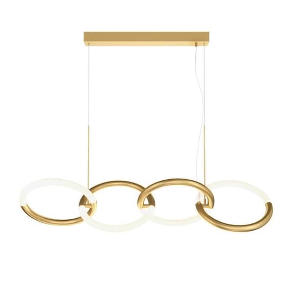 Maytoni Node 4-Light modern taklampa, guld, 3000K integrerad LED