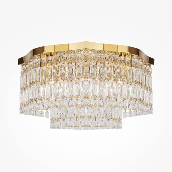 Plafondslampa - Maytoni - Dune - 6 Ljuskällor - Metall - Guld - E14