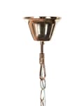 Miniatyrbild 8 av 9: Ljuskrona Guld Metall ⌀ 49 cm Pendel Lampa Kristaller Glamour Stil