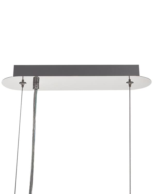 Ljuskrona Silver Järn Hänglampa med Glaskristaller Krom Finish Belysning Glamour Stil Vardagsrum Matsal
