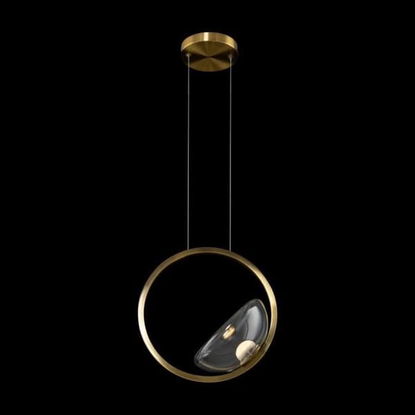 Maytoni Lunare Modern integrerad LED-taklampa mässing 3000K