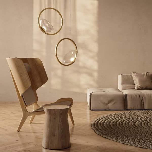 Maytoni Lunare Modern integrerad LED-taklampa mässing 3000K