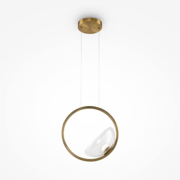 Maytoni Lunare Modern integrerad LED-taklampa mässing 3000K