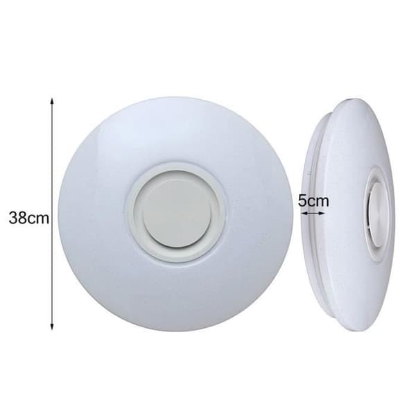TEMPSA taklampa med bluetooth musik och högtalare - 102 LED - 60W - RGB - AC180 fjärrkontroll