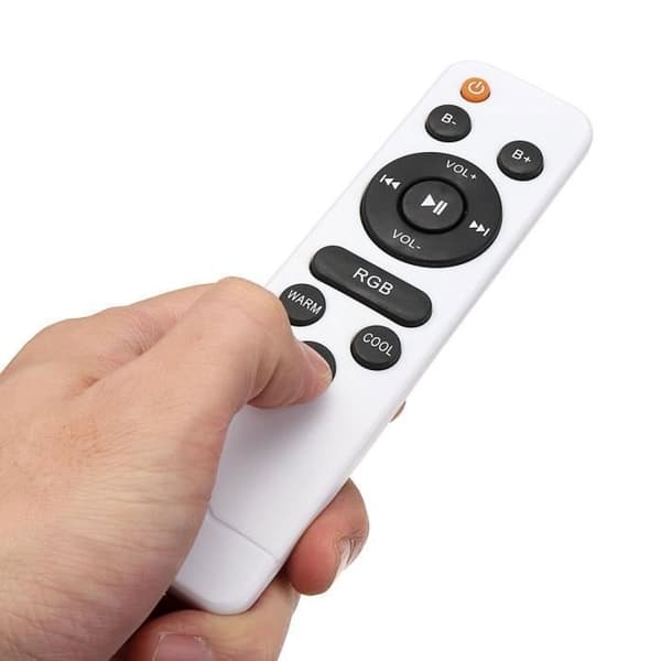 TEMPSA taklampa med bluetooth musik och högtalare - 102 LED - 60W - RGB - AC180 fjärrkontroll