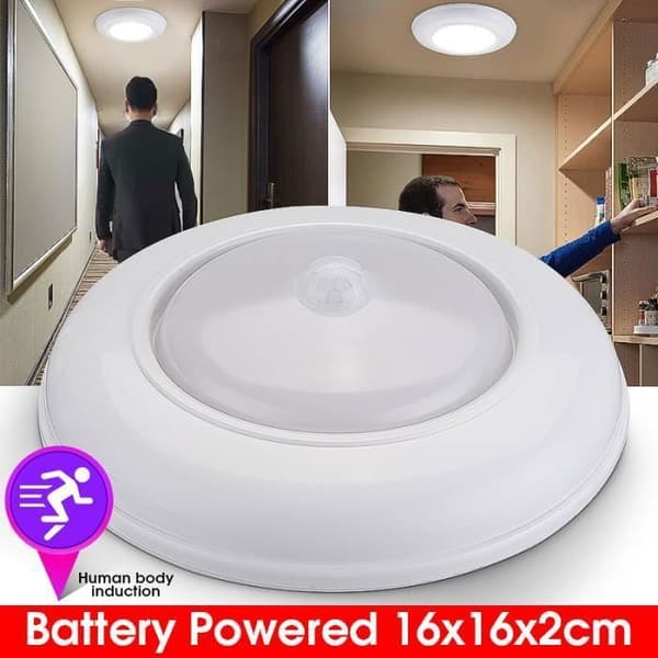 TEMPSA 120° trådlös batteridriven rörelsesensor LED-taklampa