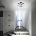 Miniatyrbild 4 av 4: LED Crystal Mirror Chandelier - Rostfritt stål - 12 W