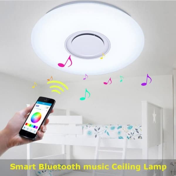 TEMPSA Modern LED-ljuskrona 172SMD - 24 W - Bluetooth - 40 cm