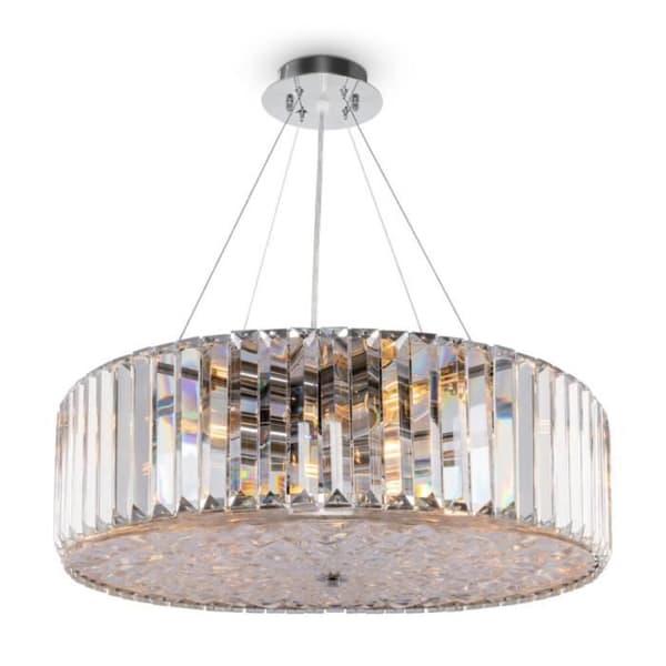 Maytoni Recinto Modern Recinto taklampa med 8 kristallkromlampor