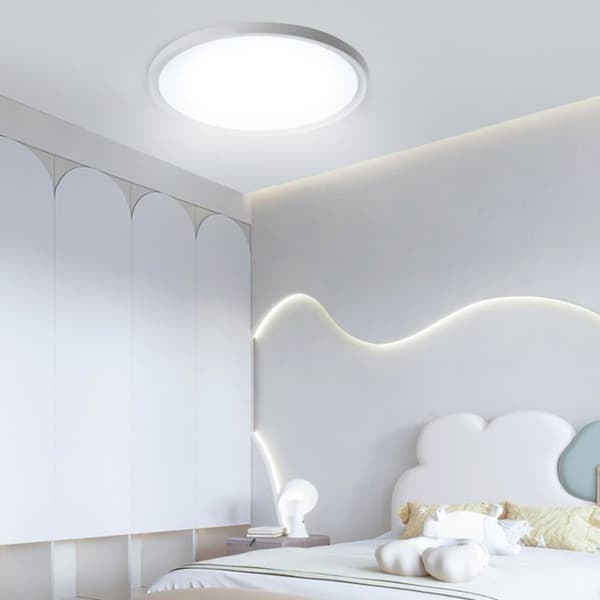 36W LED-takljus - Ultratunn LED-paneltakljus - Panellampa - Hallljus - 28,5 cm Cool White - IP44 Vattentät