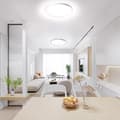 Miniatyrbild 3 av 4: 48W LED-takljus - Ultratunn LED-paneltakljus - Panellampa - Hallljus - 28,5 cm Cool White - IP44 Vattentät