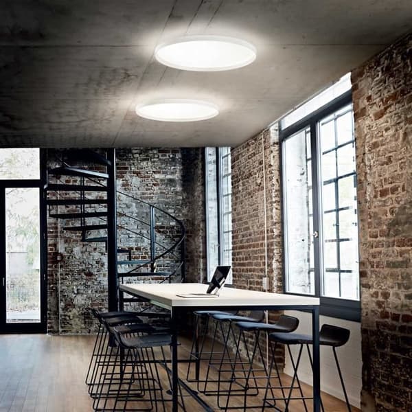 Plafonnier - IDEAL LUX - FLY PL D60 4000K - Ø 600 mm - LED - Vit