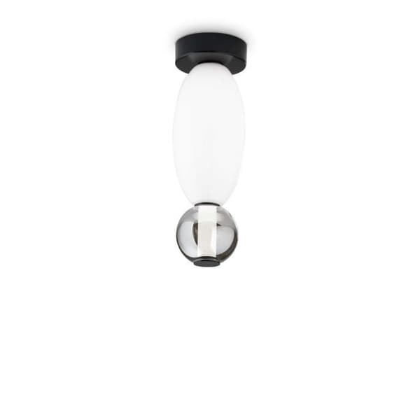 Ideal Lux LUMIERE Halvtaksljus LED Integrerad Svart 1450Lm 3000K