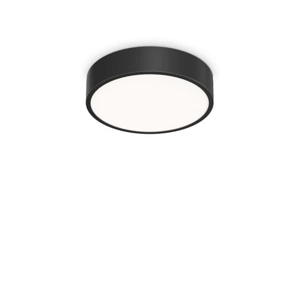 Ideal Lux RAY Integrated LED Semi-Ceiling Light Svart 2000Lm 3000-4000K IP44