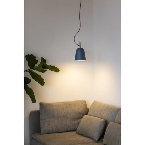 Faro STUDIO 11 cm kupol taklampa, matt svart, blå