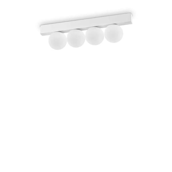 Plafonnier - IDEAL - PING PONG - 4 Ljus - Inbyggd LED - Vit 1000Lm 3000K