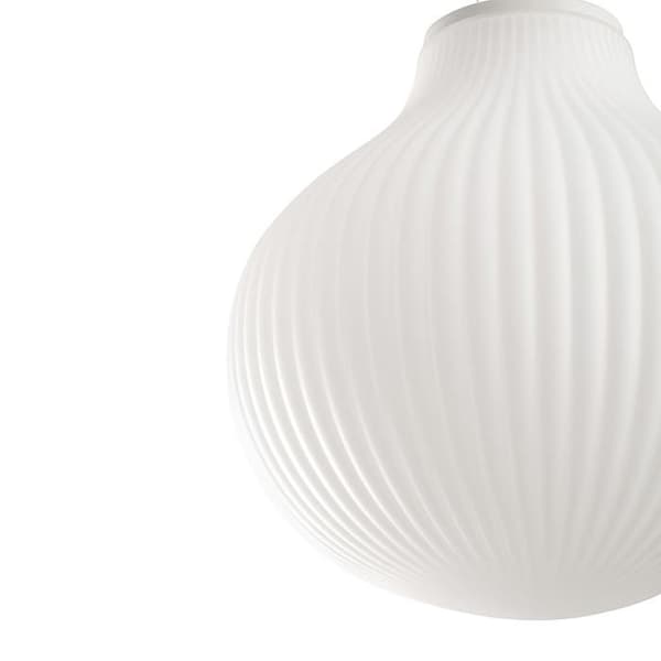 Taklampa - FARO - ISABELLE - Globe 40 cm - Matt Vit - E27 - Stål och glas