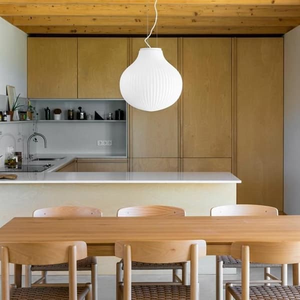 Taklampa - FARO - ISABELLE - Globe 40 cm - Matt Vit - E27 - Stål och glas
