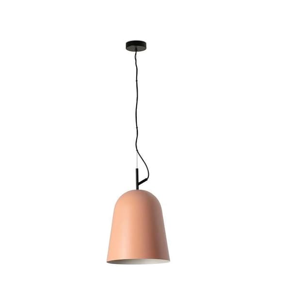 Taklampa - Faro - STUDIO - Dôme 29 cm - Stål - Rosa - E27