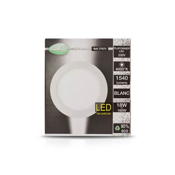 LED-taklampa 16W (eq. 140W) - Diam: 240mm - Hals