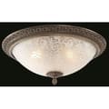 Miniatyrbild 2 av 4: Pascal Flush Bowl Taklampa Antik brons, 3 lampor, E27