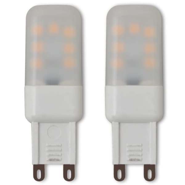 Taklampa med 3 LED-glödlampor G9 120 W