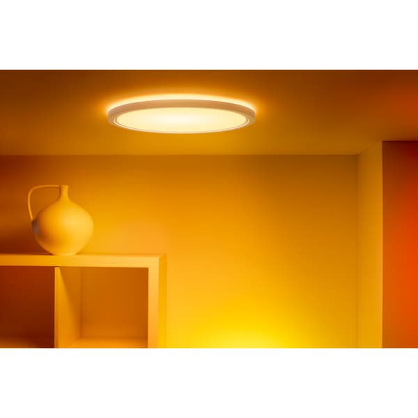 WiZ SuperSlim Taklampe 22W RGB Hvit