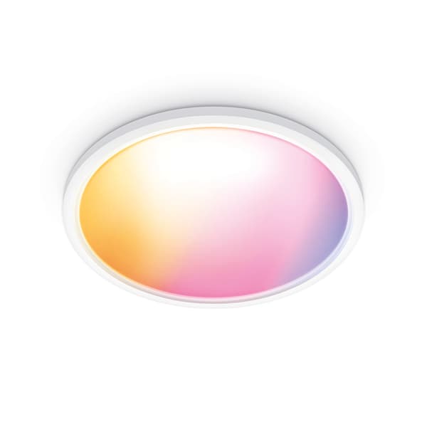WiZ SuperSlim Taklampe 22W RGB Hvit