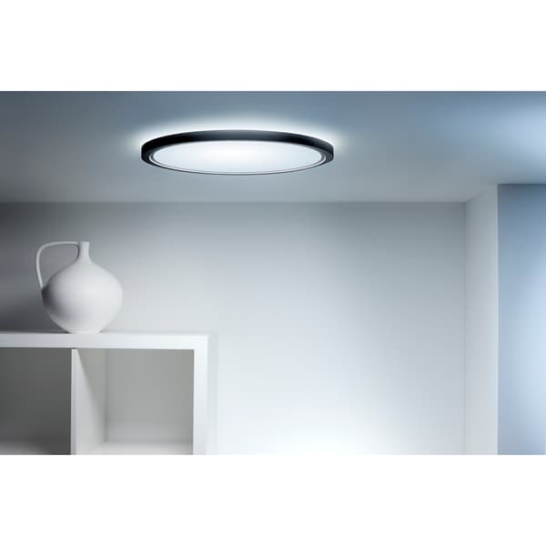 WiZ SuperSlim Taklampe 22W RGB Sort