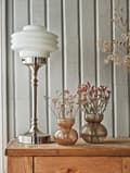 Miniatyrbild 1 av 7: Bordslampa Valter Nickel/Opal Vit