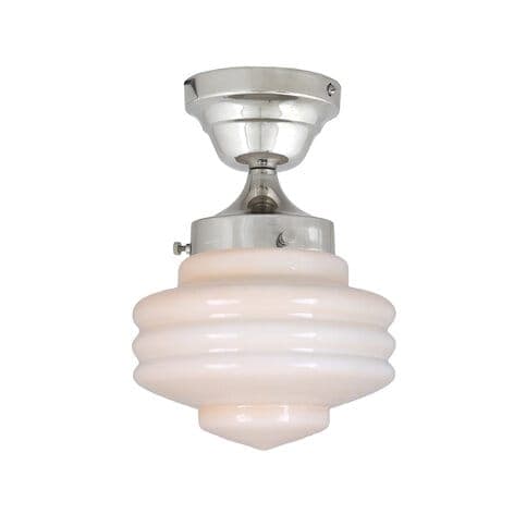 Taklampa Valter Nickel/Opal Beige