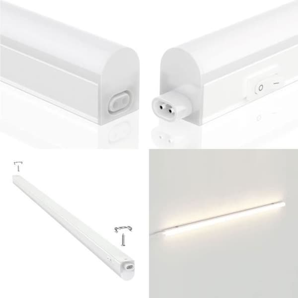 DURANDAL: Strip 48 LED T5 11W 57cm med strömbrytare, 4000K