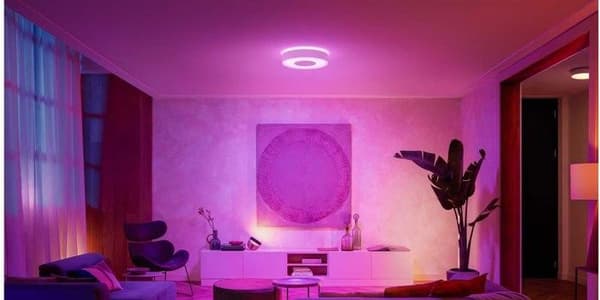 Philips Hue White and Color Ambiance Infunder Medium Ceiling Light, White