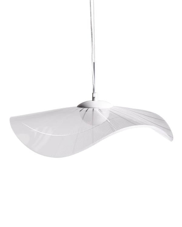 Pendellampa LED Taklampa Vit Metallskärm Öppen Glödlampa Belysning Hängande Ljus