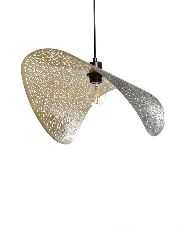 Taklampa Hängande Lampa Pendellampa Belysning Järn Metallskärm Svart Mahi