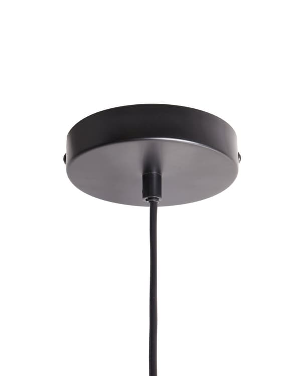 Taklampa Hängande Lampa Pendellampa Belysning Järn Metallskärm Svart Mahi