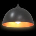 Miniatyrbillede 8 af 11: vidaXL pendellamper 2 stk højdejusterbar E27 Ø 30 cm metal sort