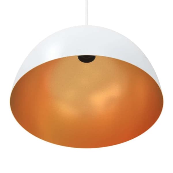 vidaXL Pendellampa 2 st höjdjusterbar E27 vit Ø 30 cm metall