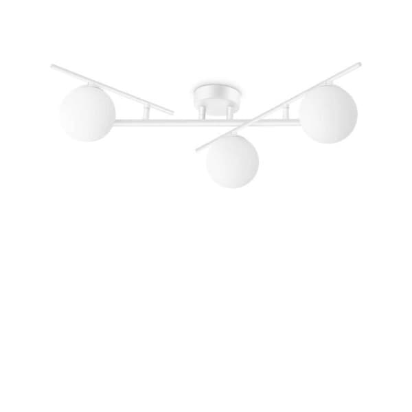 Plafonnier - Ideal Lux - ATLAS - 3 Ljus - Metall och Glas - Vit