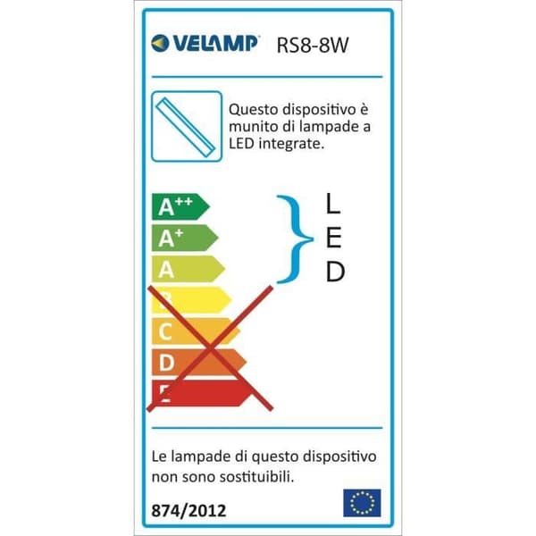 DURANDAL: Strip 48 LED T5 11W 57cm med strömbrytare, 4000K
