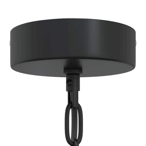 vidaXL Taklampa E27 svart Ø 31 cm järn