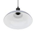Miniatyrbilde 10 av 11: vidaXL Pendellampe høydejusterbar E27 glans grå Ø 31 cm metall